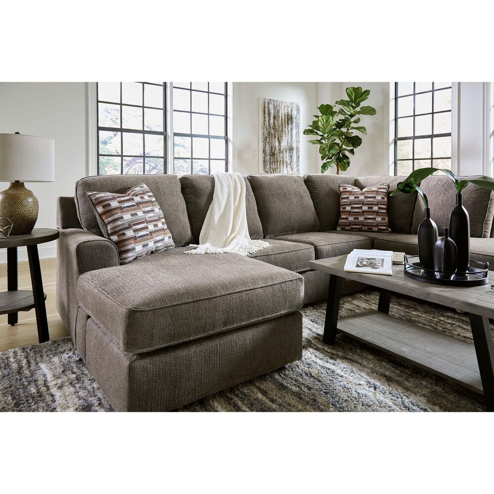 Signature Design by Ashley OPhannon 2-Piece U-Shaped Sectional with Left Facing Chaise and Right Facing Corner Chaise in Putty, , large