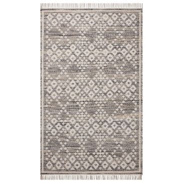 Angela Rose Rivers 5" x 7"6" Denim and Ivory Area Rug, , large