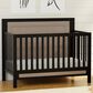 New Haus Radley 4-In-1 Convertible Crib in Ebony and Coastwood, , large