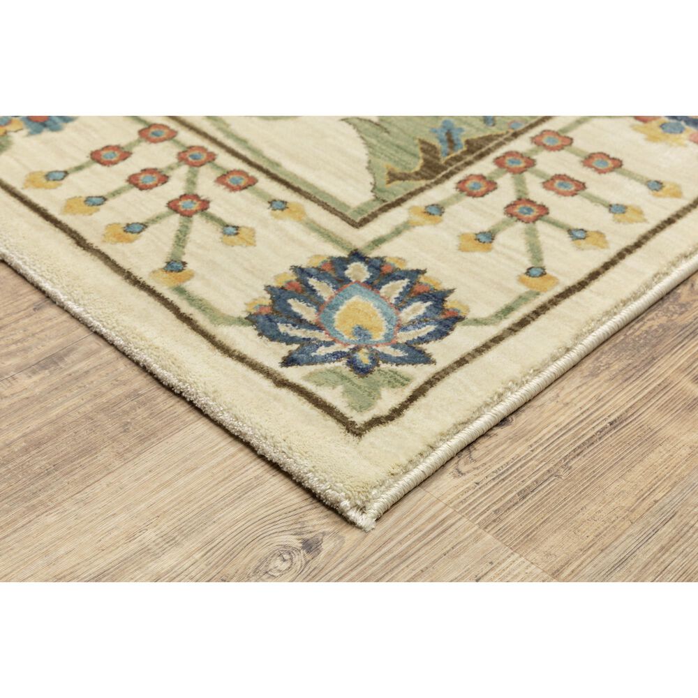 Oriental Weavers Francesca Traditional 5&#39;3&quot; x 7&#39;6&quot; Ivory Area Rug, , large