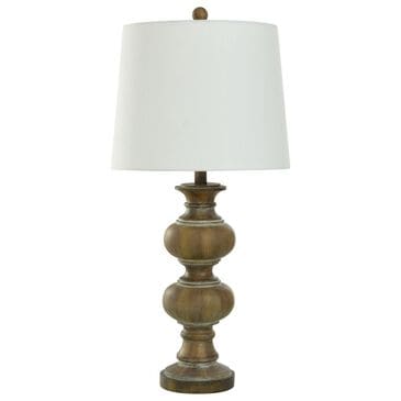 Flair Industries Table Lamp in Brown, , large