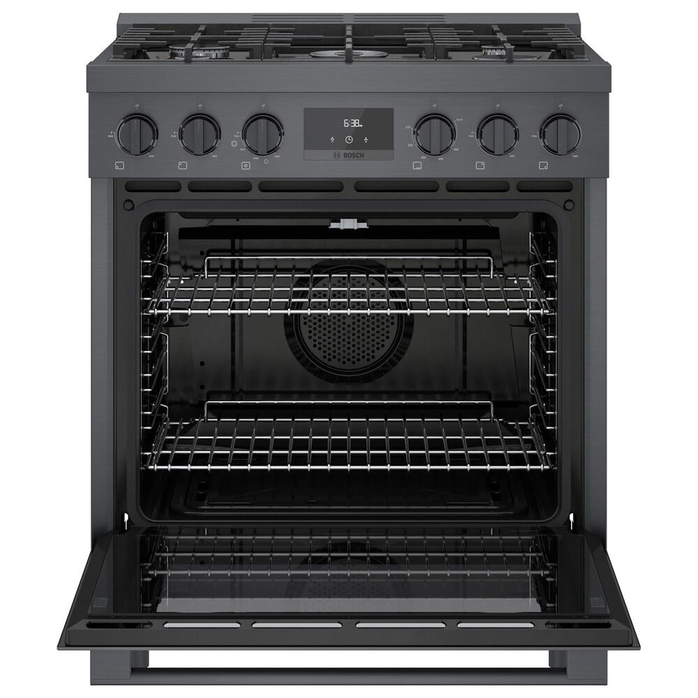 Bosch 30&quot; Freestanding Gas Range in Black Stainless Steel, , large