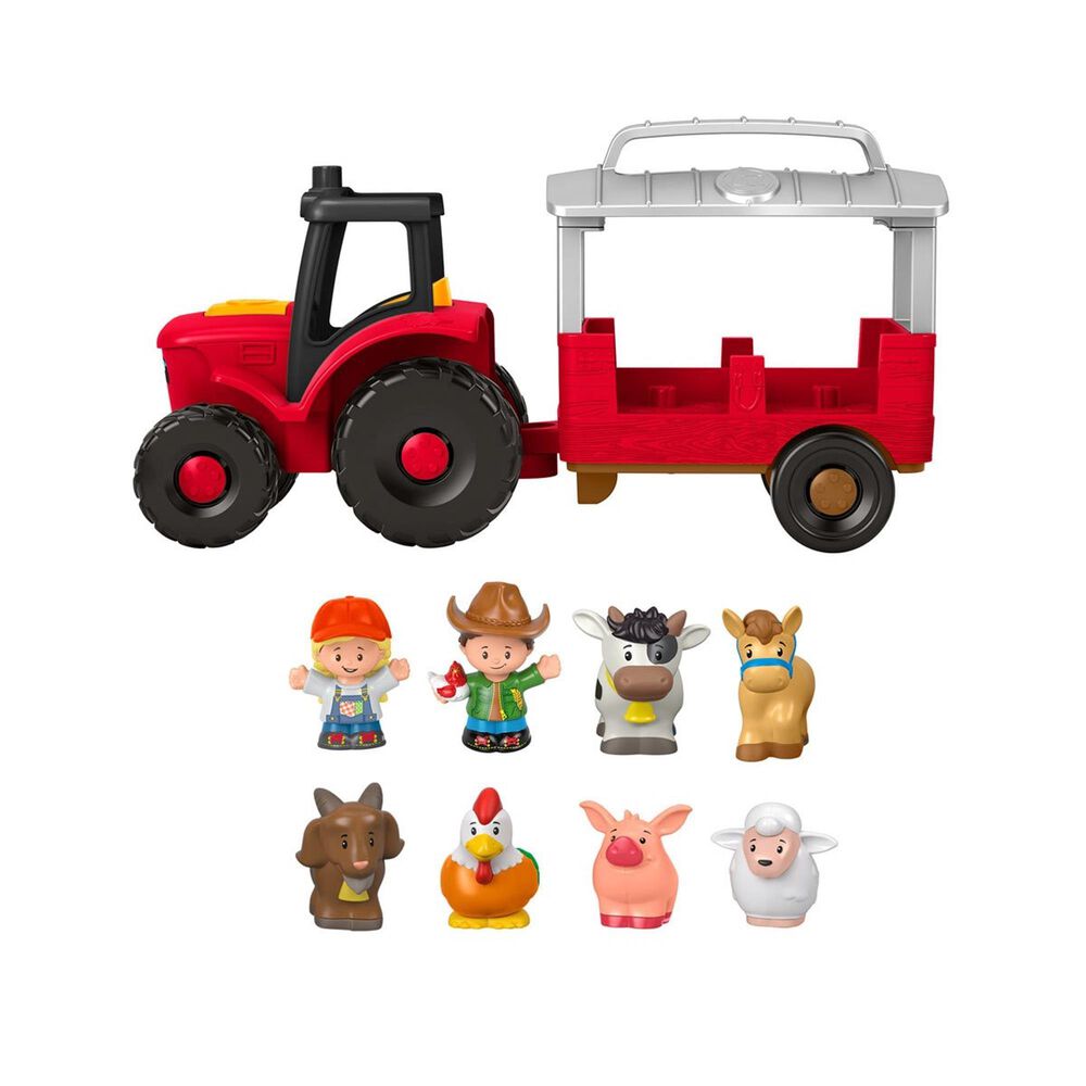 Fisher-Price Caring for Animals Tractor Gift Set, , large