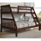 Forest Grove Twin over Full Bunk Bed with Trundle in Dark Cappuccino, , large