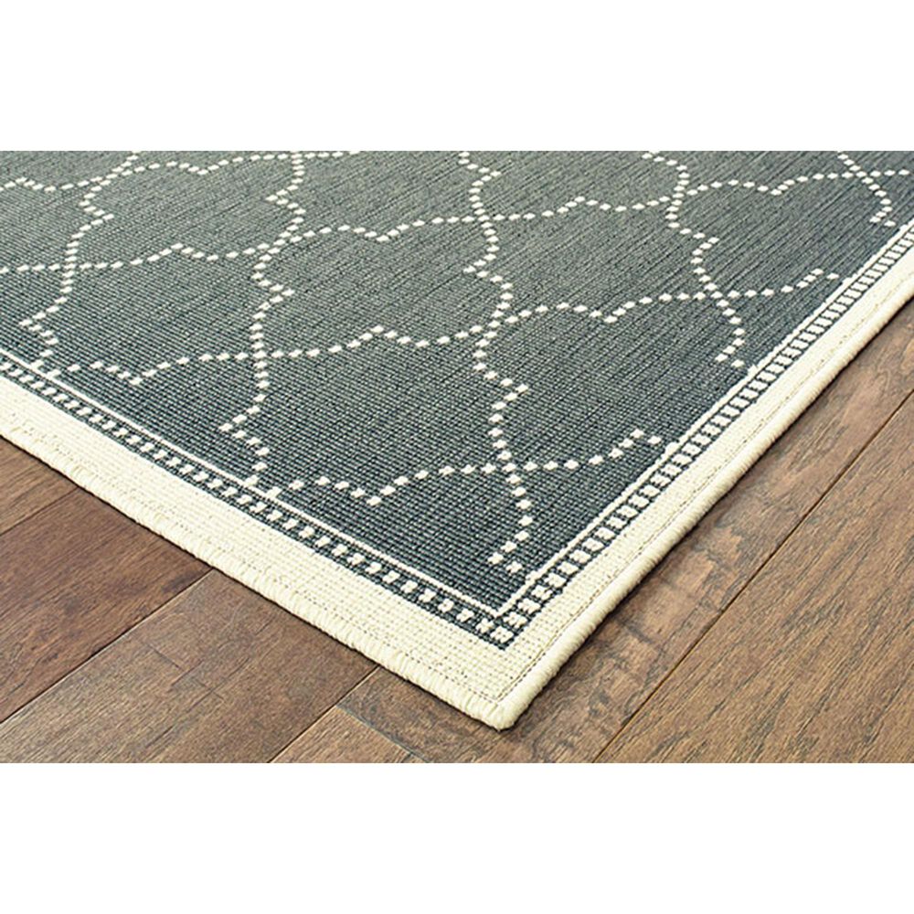 Oriental Weavers Marina 6025L 2&#39;5&quot; x 4&#39;5&quot; Grey and Ivory Area Rug, , large