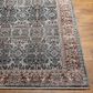 Surya Carlisle Oriental 5"3" x 7"9" Pale Blue, Dusty Pink, Medium Brown, Cream and Charcoal Area Rug, , large