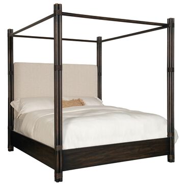 Hooker Furniture Retreat King Canopy Bed in Black Sand, , large