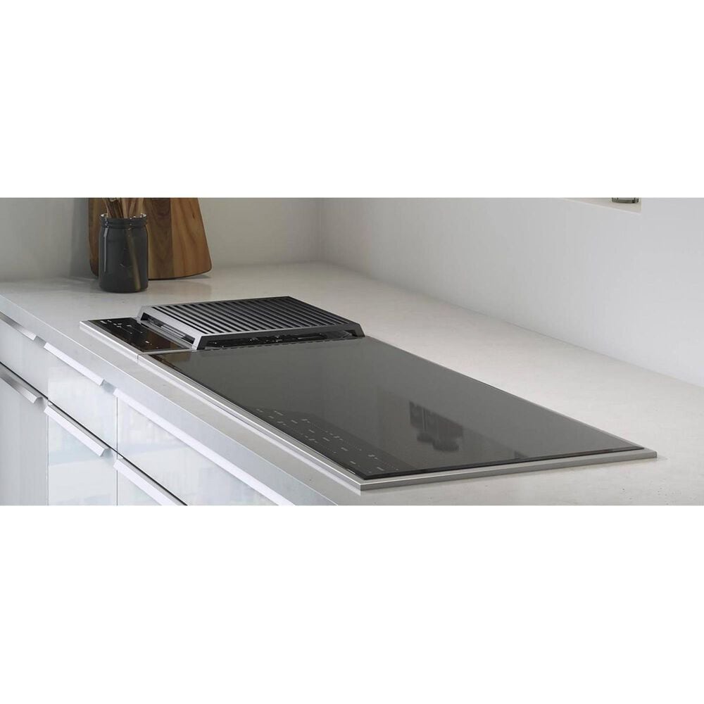 Wolf 36&quot; Transitional Framed Induction Black and Stainless Steel, , large