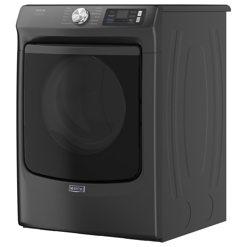 Maytag 7.3 Cu. Ft. Capacity Front Load Electric Dryer in Volcano Black, , large