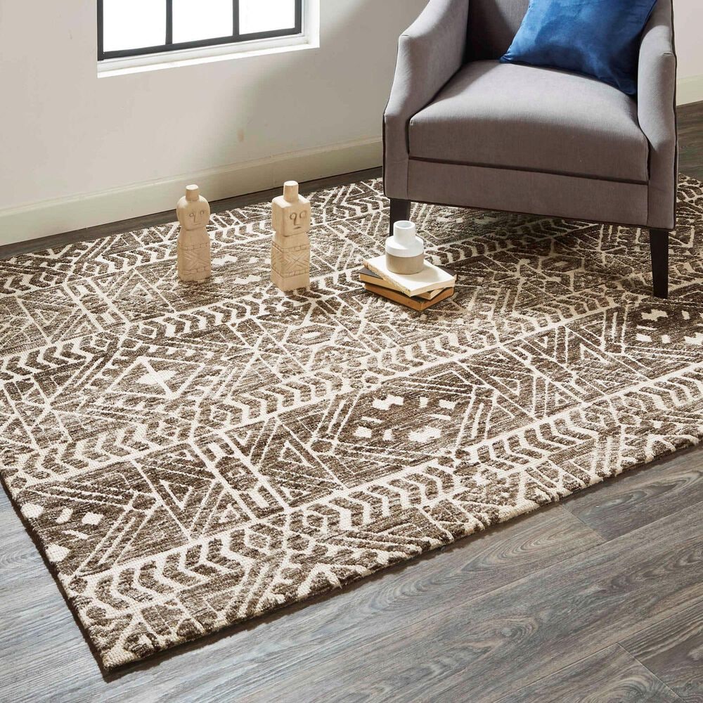 Feizy Rugs Colton 8&#39; x 10&#39; Charcoal Area Rug, , large