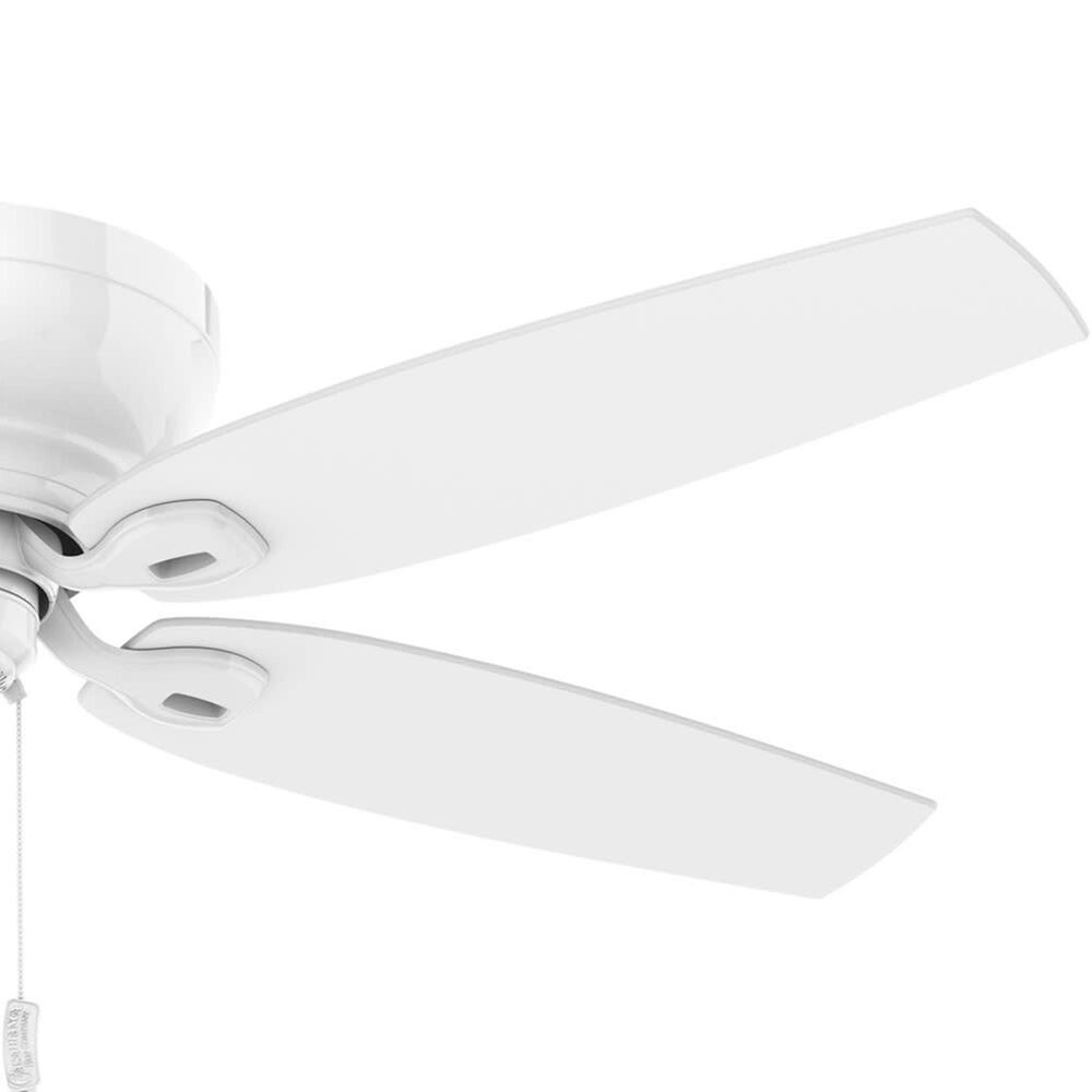 Hunter Durant Low Profile 54&quot; Ceiling Fan in Snow White, , large