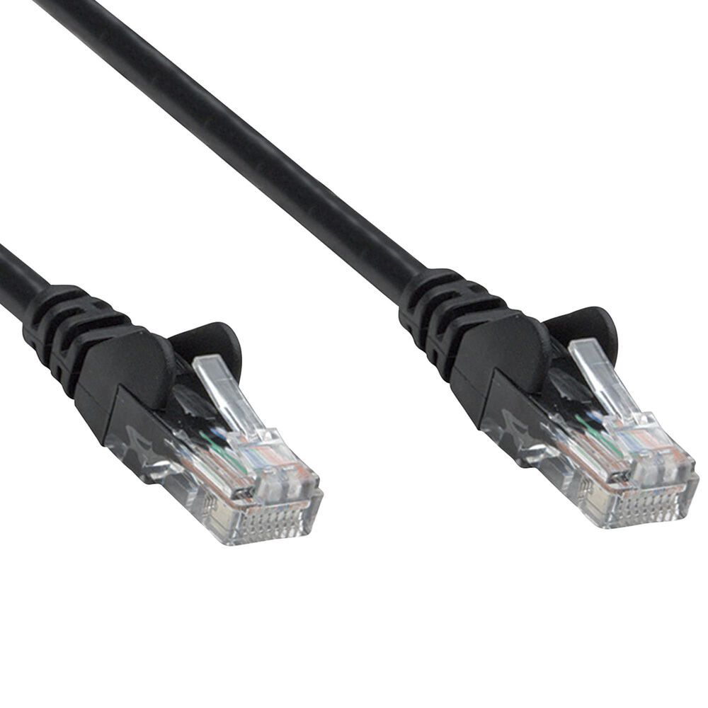 Manhattan 50&#39; Network Cable, Cat6, UTP in Black, , large