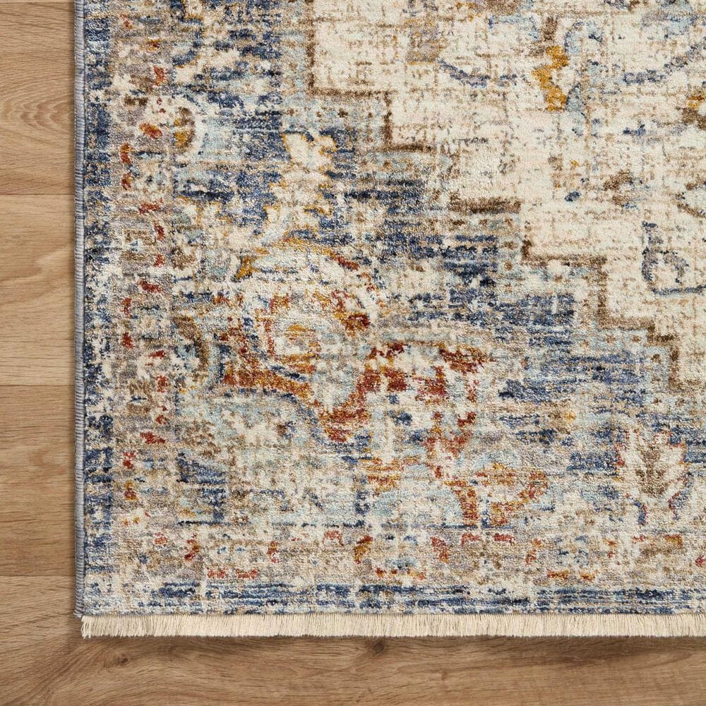 Loloi II Sorrento 2&#39; x 3&#39; Ivory and Fiesta Area Rug, , large