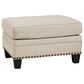 Signature Design by Ashley Claredon Ottoman in Linen, , large