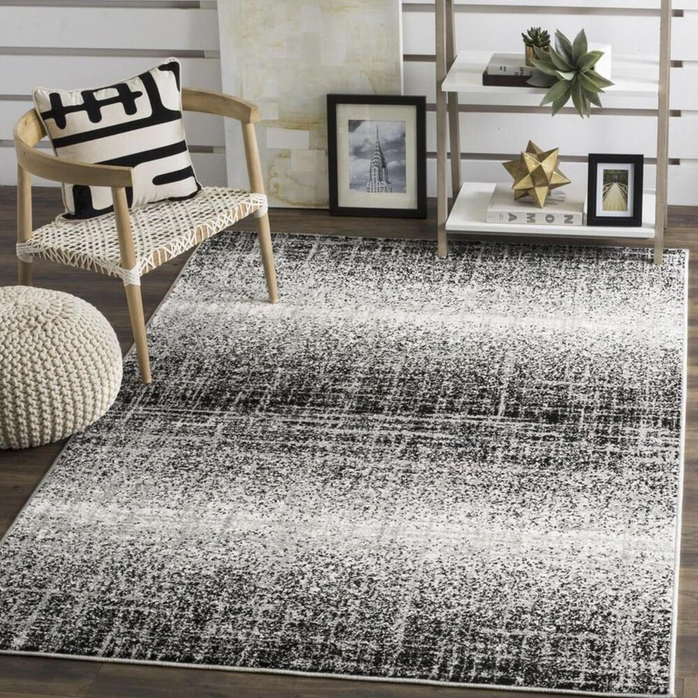 Safavieh Adirondack ADR116A 3&#39; x 5&#39; Silver and Black Area Rug, , large