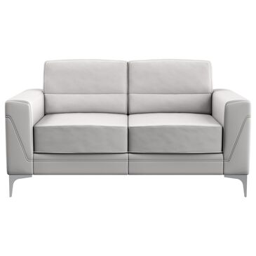 Global Furniture USA Stationary Loveseat in Light Grey, , large