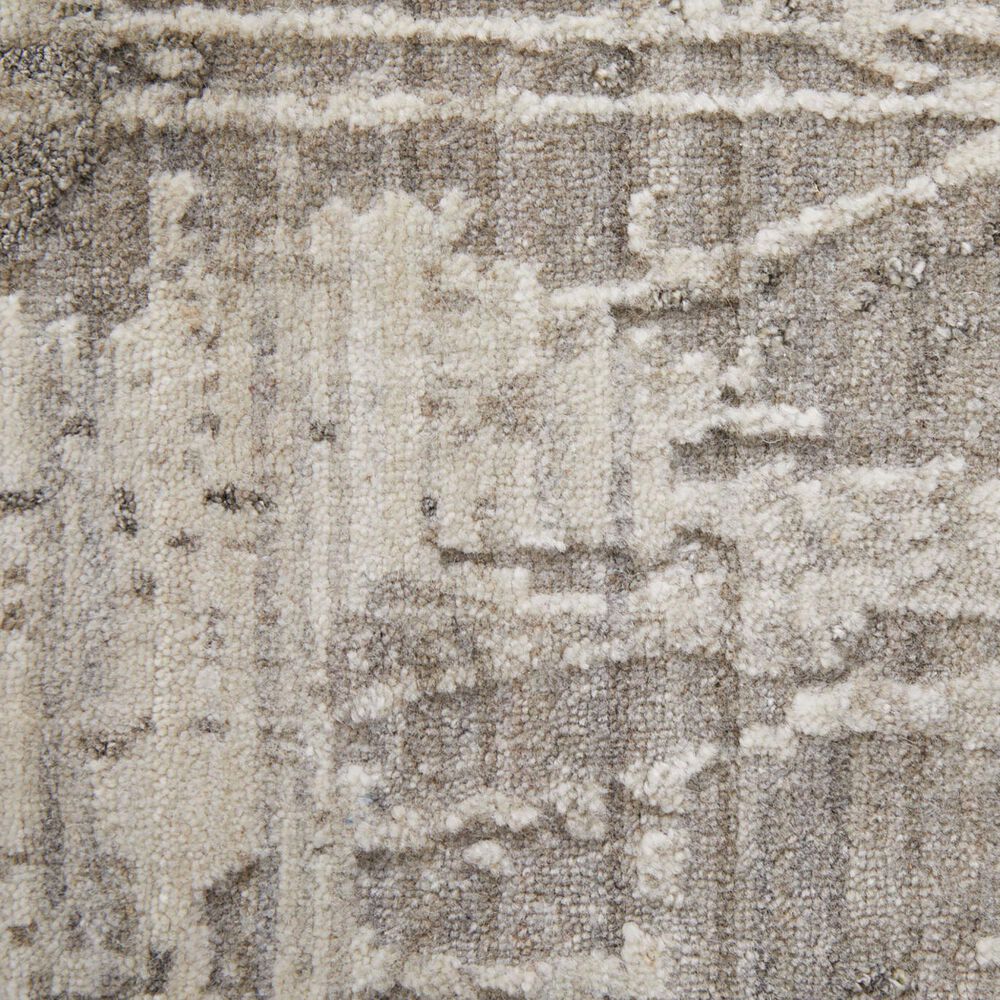 Feizy Rugs Eastfield 69A5F 2&#39;6&quot; x 14&#39; Gray and Beige Runner, , large