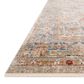 Loloi Claire CLE-02 7"10" x 10"2" Ivory and Ocean Area Rug, , large