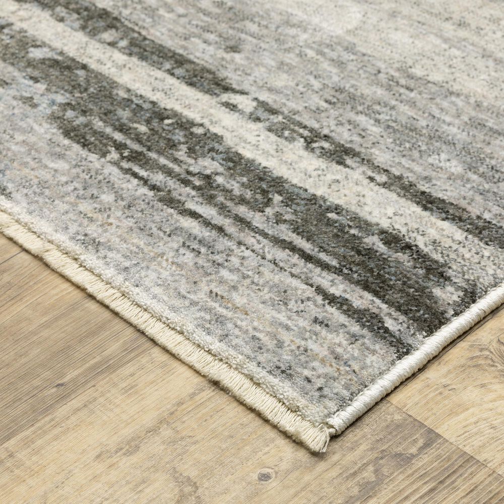 Oriental Weavers Hayden 3&#39;3&quot; x 5&#39; Grey and Ivory Area Rug, , large