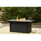 Signature Design by Ashley Beachcroft Patio Rectangular Fire Pit Table in Black and Light Gray, , large