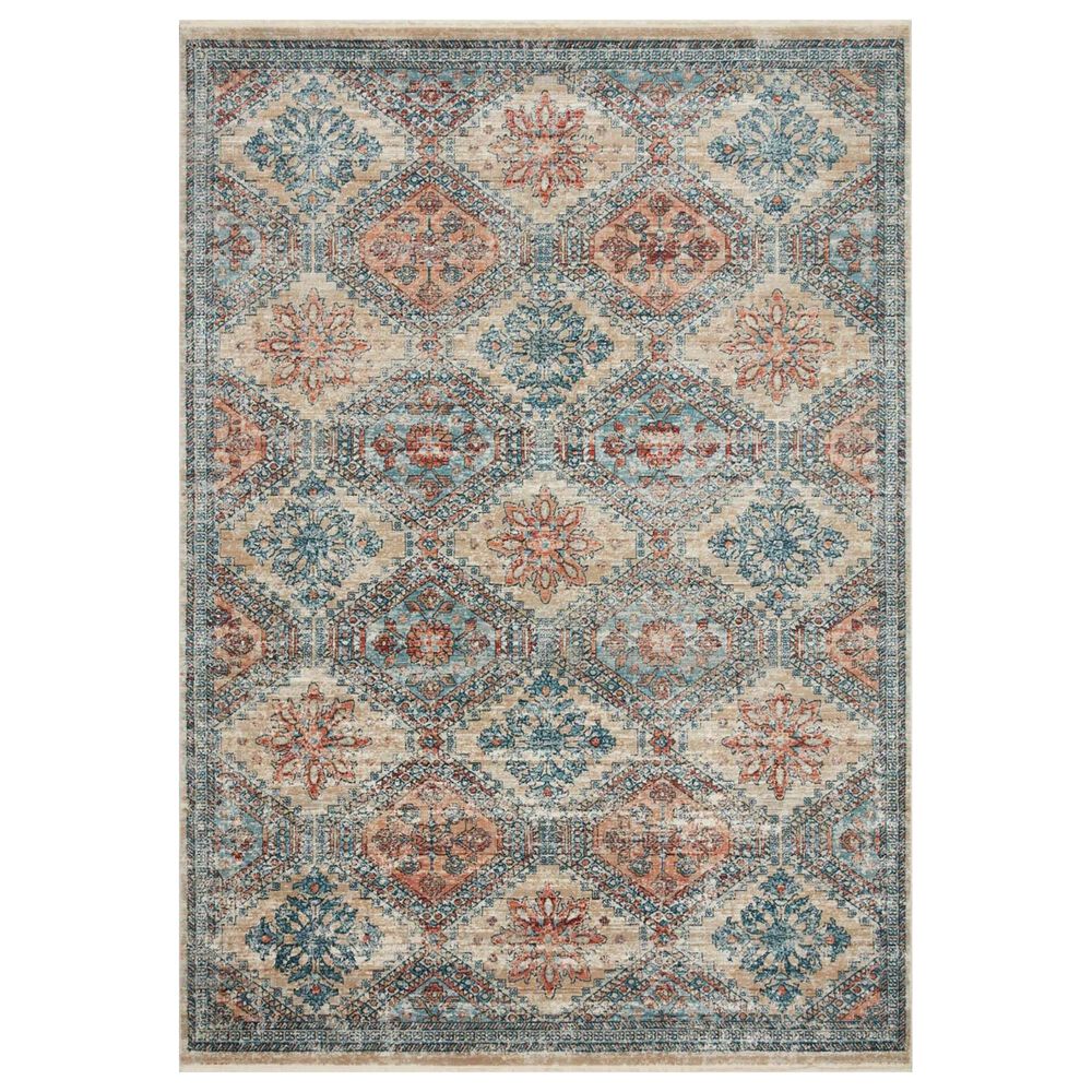 Magnolia Home Elise 2"8" x 7"6" Multicolor and Blue Runner, , large