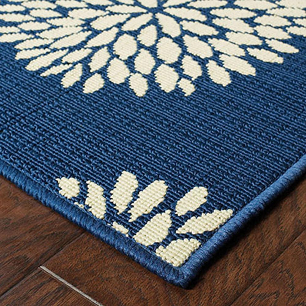 Oriental Weavers Caspian 8327L 8&#39;6&quot; x 13&#39; Blue Area Rug, , large