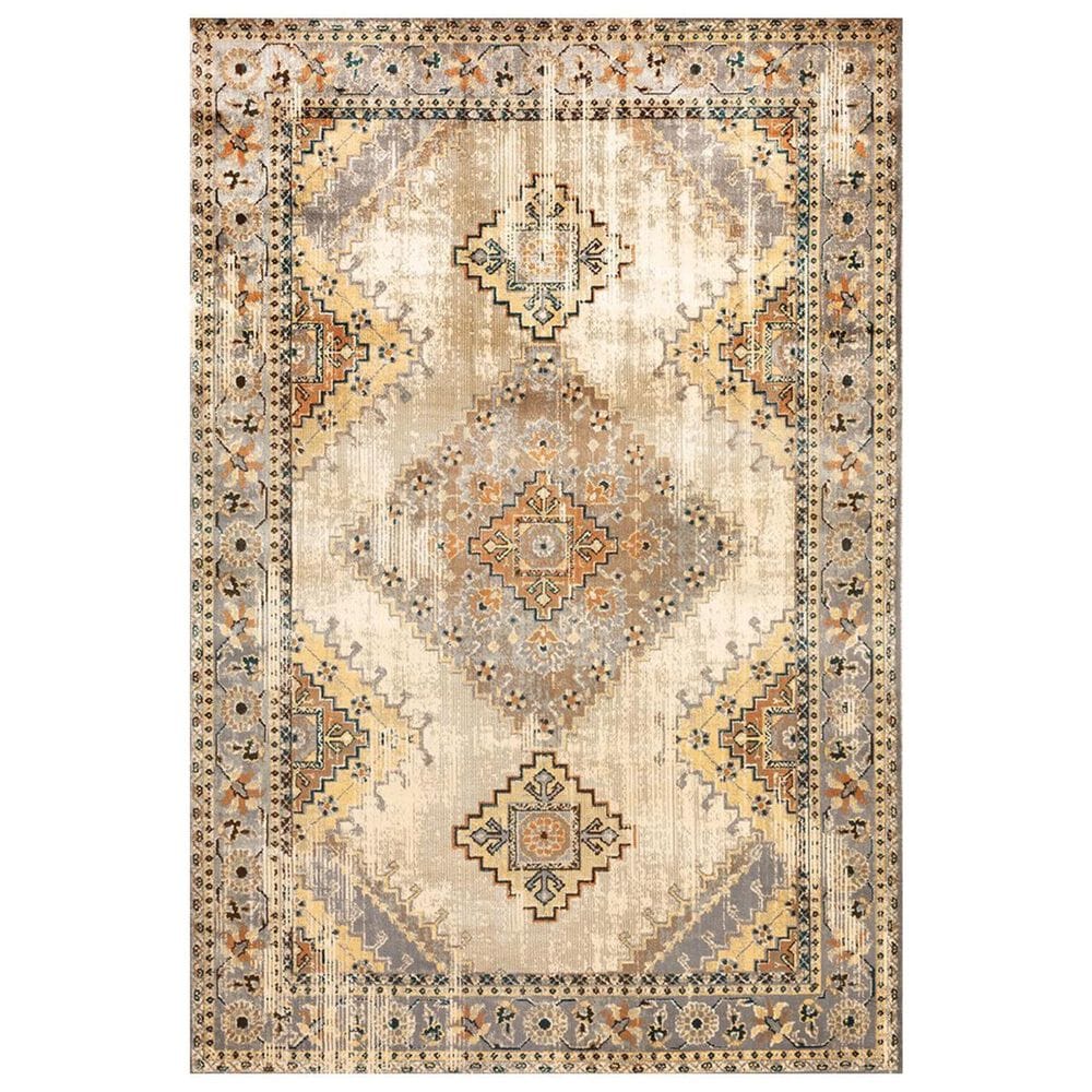 Oriental Weavers Juliette 203W3 3"10" x 5"5" Gray Area Rug, , large