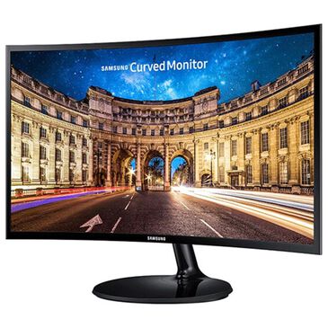Samsung 24" Curved FreeSync LCD Monitor in Black, , large