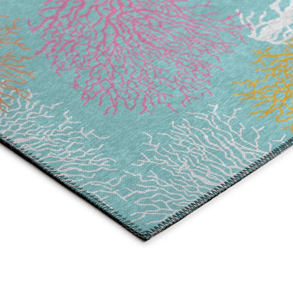 Dalyn Rug Company Seabreeze SZ3 8&#39; x 10&#39; Teal Area Rug, , large