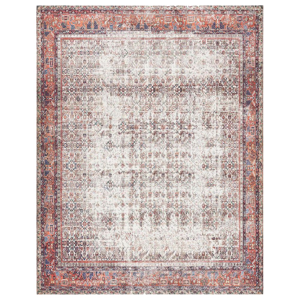 Loloi II Layla LAY-12 9" x 12" Ivory/Brick Area Rug, , large