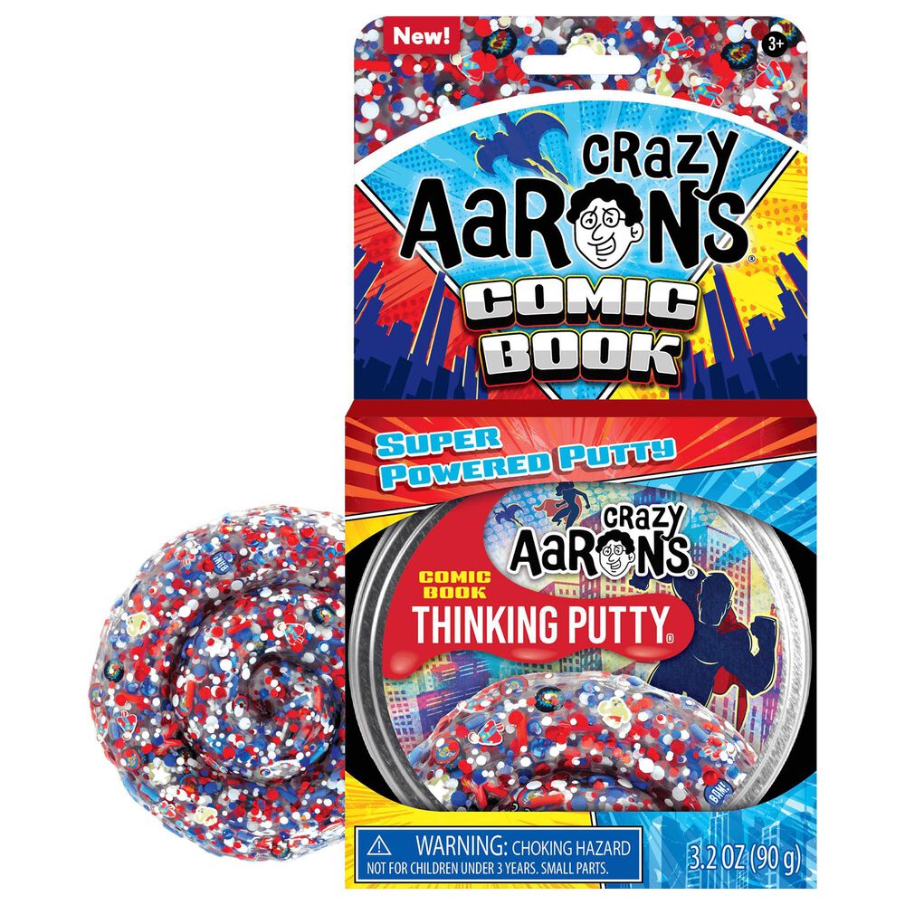 Crazy Aaron&#39;s Comic Book Super Power Thinking Putty, , large