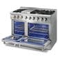 Thor Kitchen 48" Professional Dual Fuel Range with Natural Gas in Stainless Steel, , large
