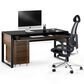 BDI Corridor Office Desk in Natural Walnut, , large