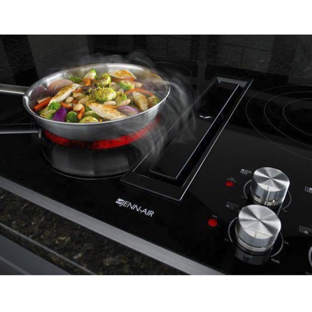 Jenn-Air 36" JX3 Electric Downdraft Cooktop in Black, , large