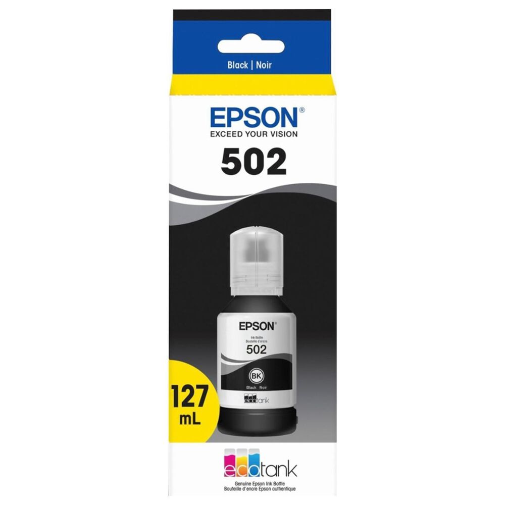 Epson EcoTank 502 Ink Bottle - Black, , large