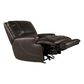 Sienna Designs Leather Power Glider Recliner in Stampede Charcoal, , large