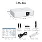 Epson EpiqVision Flex CO-FH02 Full HD 1080p Smart Streaming Portable Projector, 3-Chip 3LCD, Android TV, Bluetooth in White, , large
