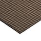 Dalyn Rug Company Hinton 2"3" x 7"6" Chocolate Indoor/Outdoor Runner, , large