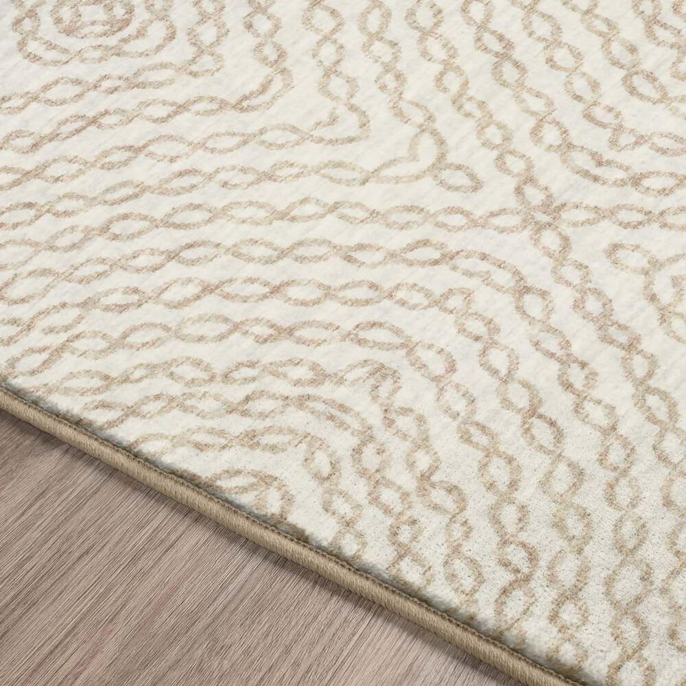 Dalyn Rug Company Brisbane Geometric 1&#39;8&quot; x 2&#39;6&quot; Ivory Area Rug, , large