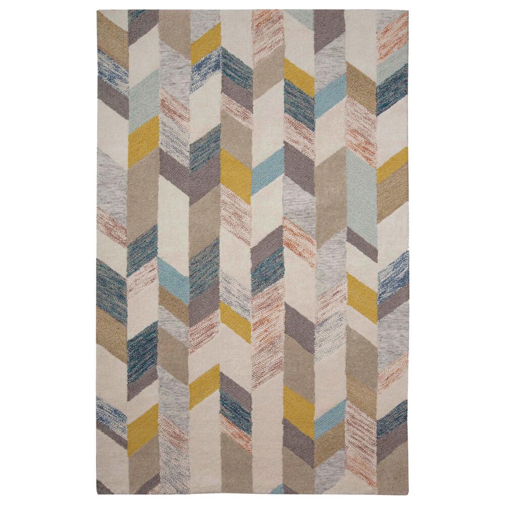 Feizy Rugs Arazad 2" x 3" Gray and Gold Area Rug, , large