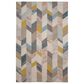 Feizy Rugs Arazad 2" x 3" Gray and Gold Area Rug, , large