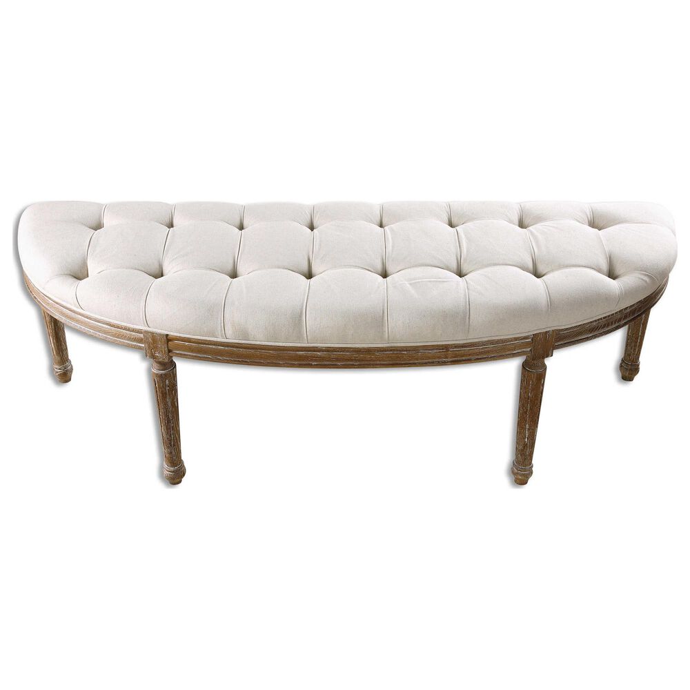 Uttermost Leggett Bench with Tufted Seat, , large