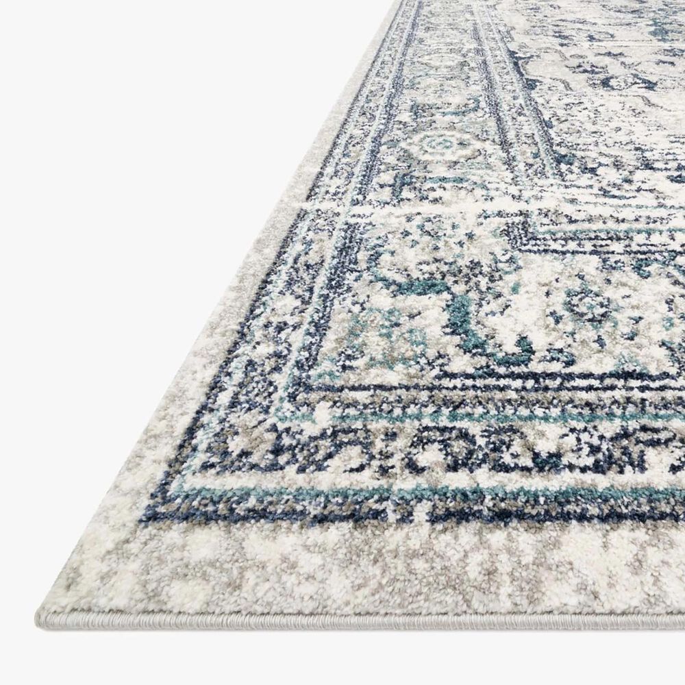 Loloi Joaquin JOA-01 2&#39;7&quot; x 12&#39; Light Green and Blue Runner, , large