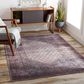 37B Colin 7"10" x 10"2" Plum, Ink Blue, Dusty Pink and Cream Area Rug, , large