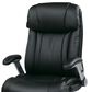 OSP Home Executive Bonded Leather Chair with Black Cushion, , large