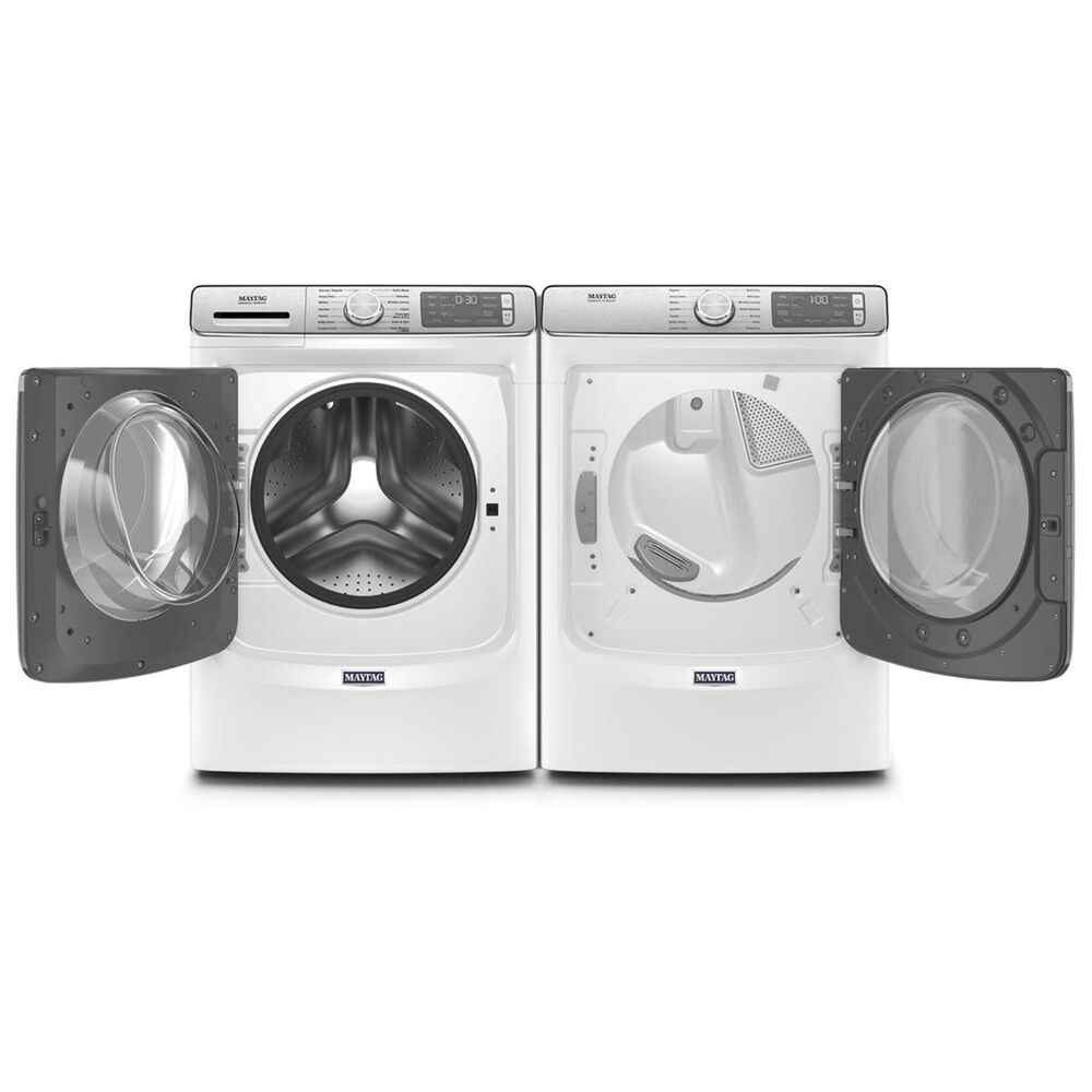 Maytag 5.0 Cu. Ft. Front Load Washer with Steam in White, , large