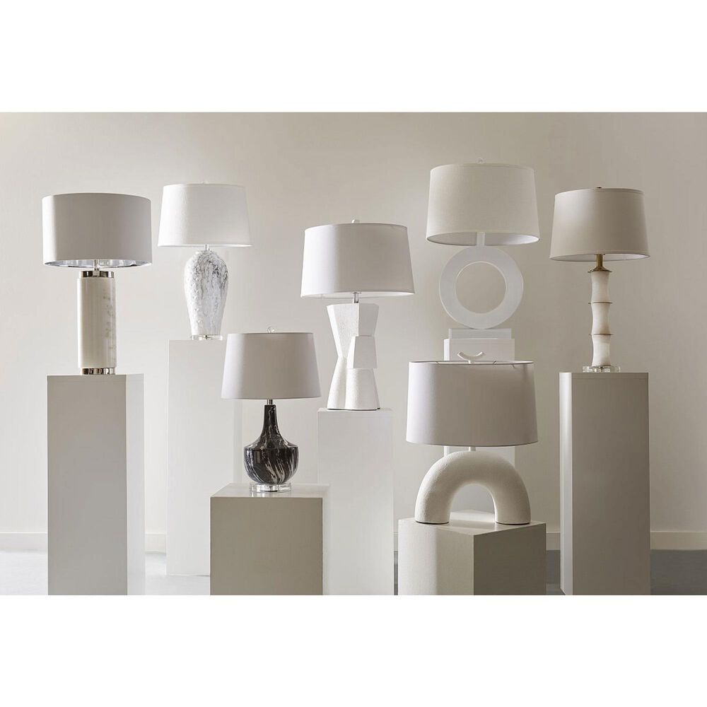 Stein World Flection 25&quot; High 1-Light Table Lamp in Dry White, , large