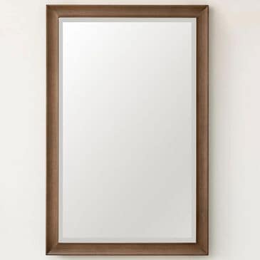 James Martin Glenbrooke 26" Rectangular Mirror in White Wash Walnut, , large