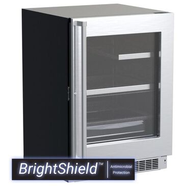 Marvel 5.5 Cu. Ft. Built-In Refrigerator with Bright Shield in Stainless Steel, , large