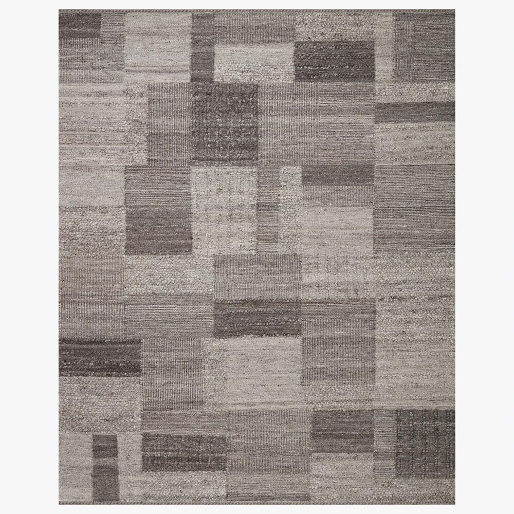 Loloi Manfred 4" x 6" Charcoal and Dove Area Rug, , large